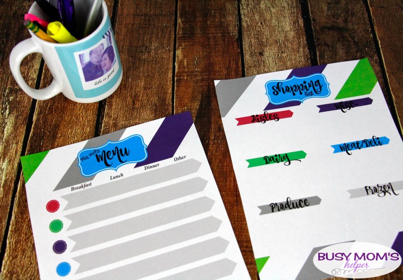 Family Home Binder Printables - keep all your family's important information in one, simple place with this helpful printable pack perfect for busy moms! There's pages for emergency contacts & plans, birthdays, medical and school information, budgets, weekly tasks and to do lists, menu and shopping lists, babysitter sheet & more! #printable #homebinder #familybinder #busymoms #homemanagement