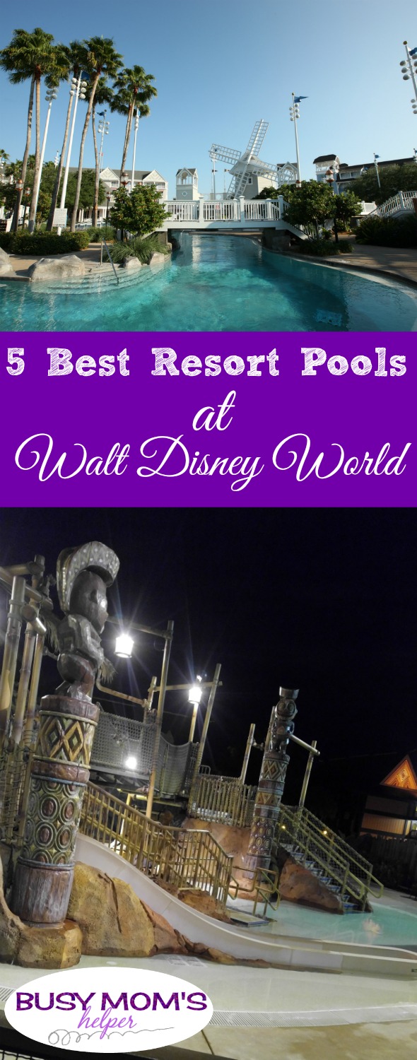 5 Best Resort Pools at Walt Disney World #travel #swimming #pools #resorts #Hotels #disneyhotels #disneyresorts #waltdisneyworld #wdw