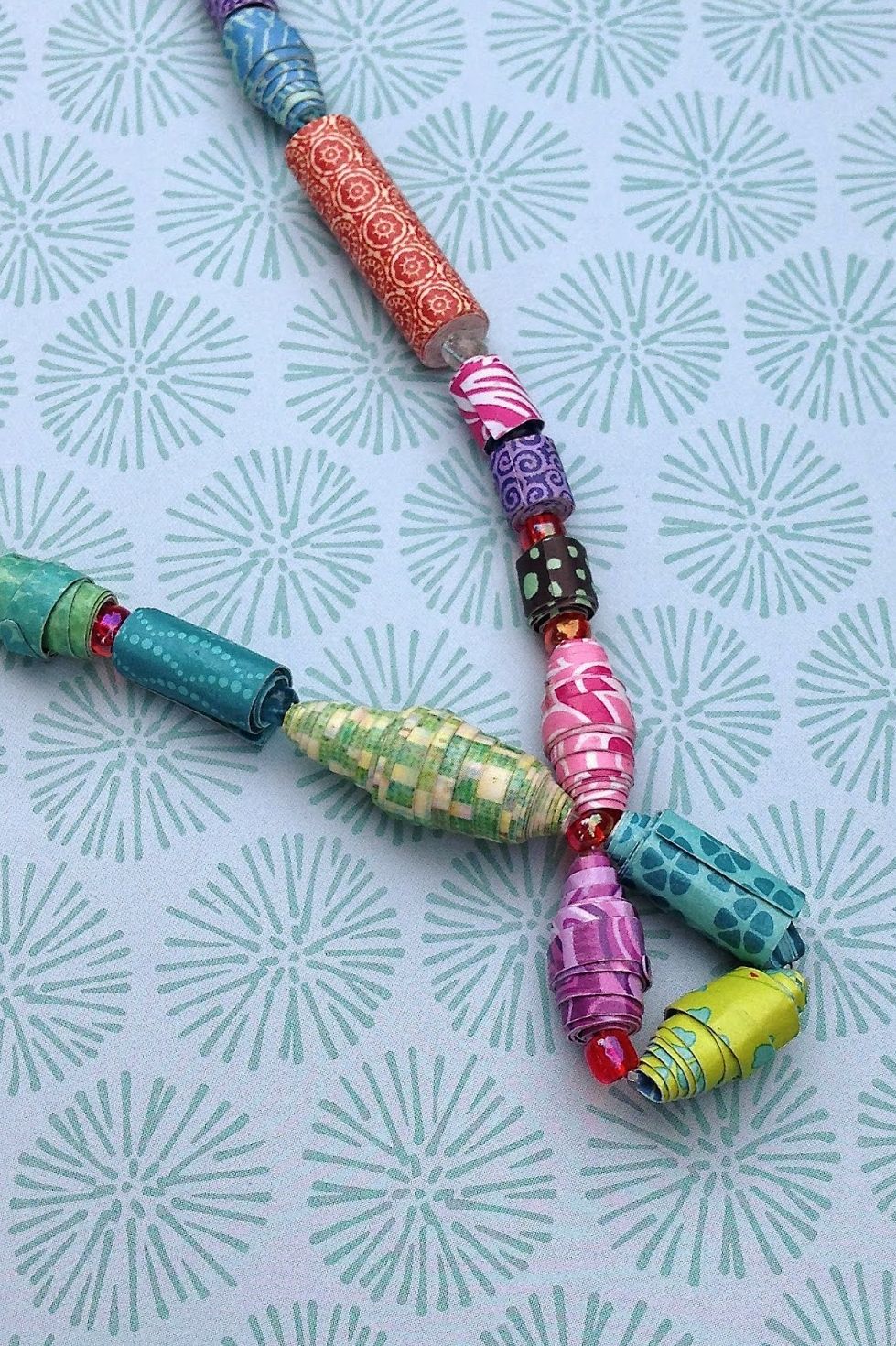 Paper Bread Necklaces