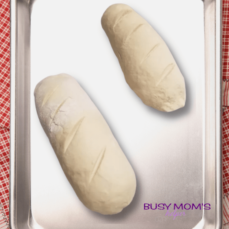 photo of raised dough before baking.